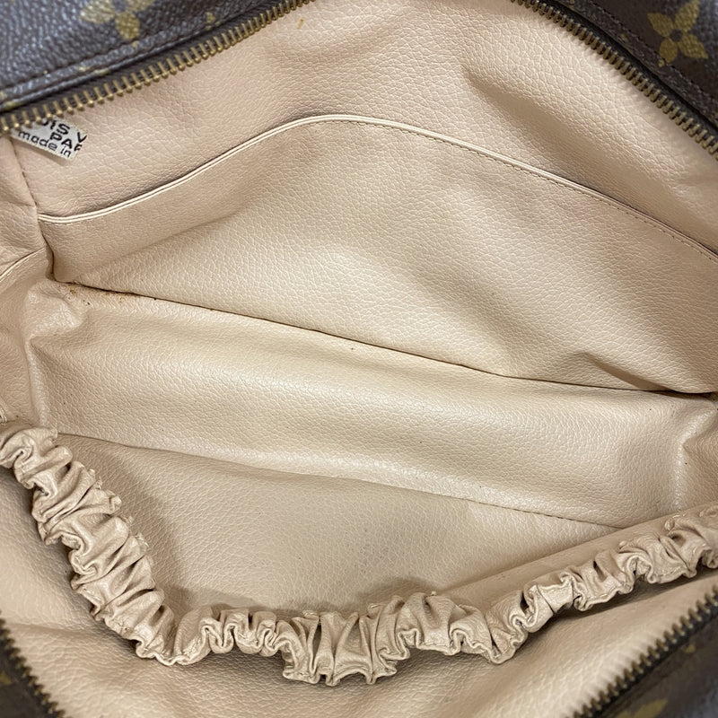 【6hb1252】ルイヴィトン ポーチ モノグラム トゥルーストワレット28 M47522 ブラウン【中古】レディース