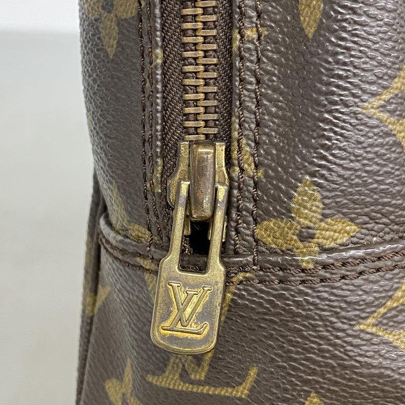 【6hb1252】ルイヴィトン ポーチ モノグラム トゥルーストワレット28 M47522 ブラウン【中古】レディース
