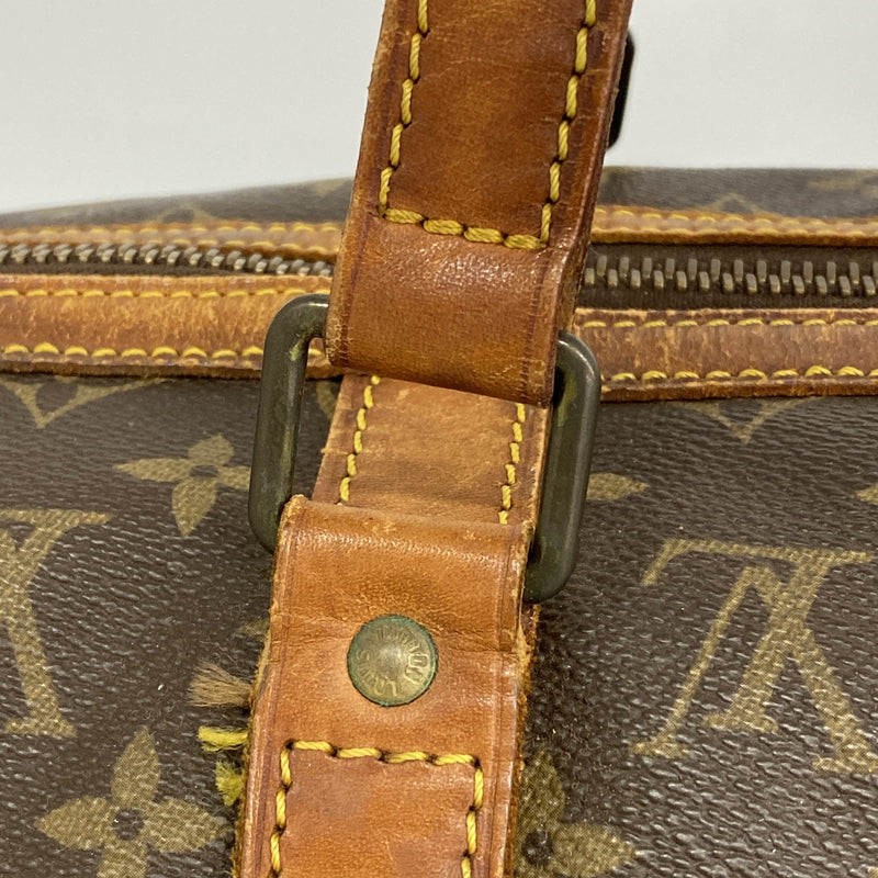 【6hb1253】ルイヴィトン ボストンバッグ モノグラム サックスプール45 M41624 ブラウン【中古】メンズ レディース ユニセックス
