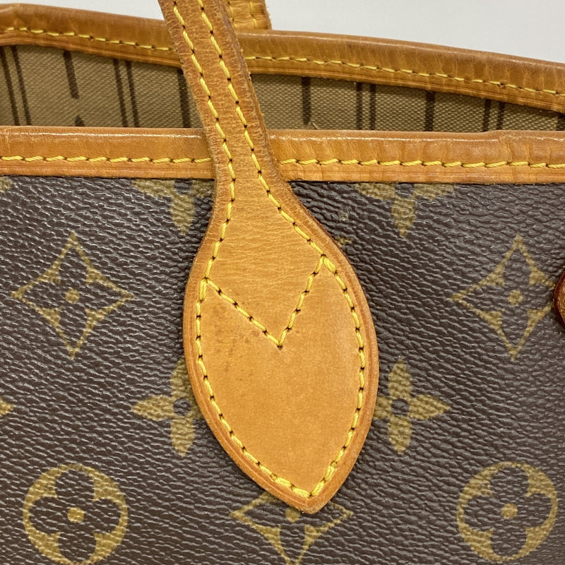【6hb1267】ルイヴィトン トートバッグ モノグラム ネヴァーフルPM M40155 ブラウン【中古】レディース