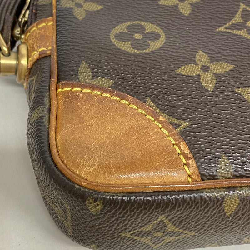 【6hb1274】ルイヴィトン クラッチバッグ モノグラム マルリードラゴンヌPM M51827 ブラウン【中古】メンズ