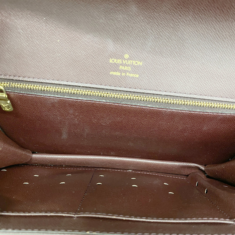 【6hb1275】ルイヴィトン クラッチバッグ タイガ クラド M30196 アカジュー【中古】メンズ