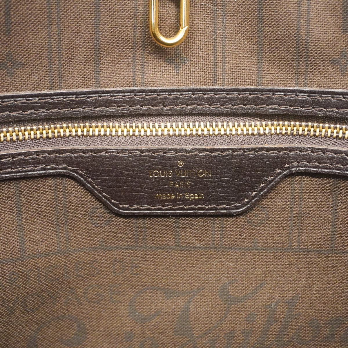 【6hb1283】ルイヴィトン トートバッグ モノグラム・イディール ネヴァーフルMM M40513 フザン【中古】レディース