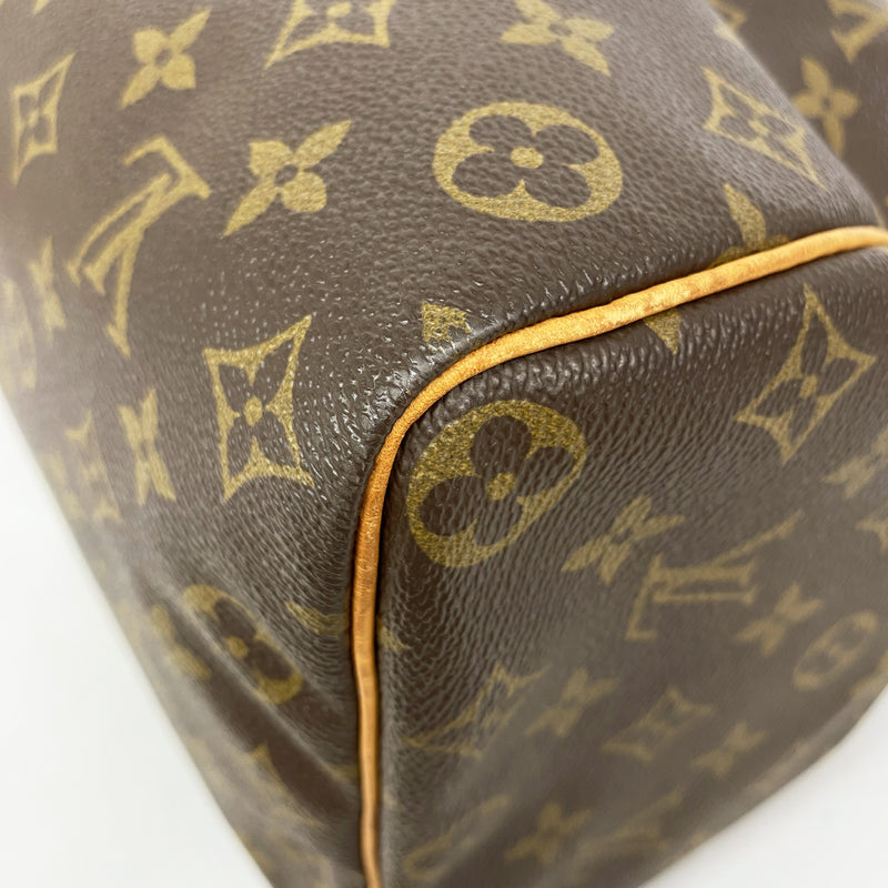 【6hb1285】ルイヴィトン ハンドバッグ モノグラム スピーディ35 M41107 ブラウン【中古】レディース