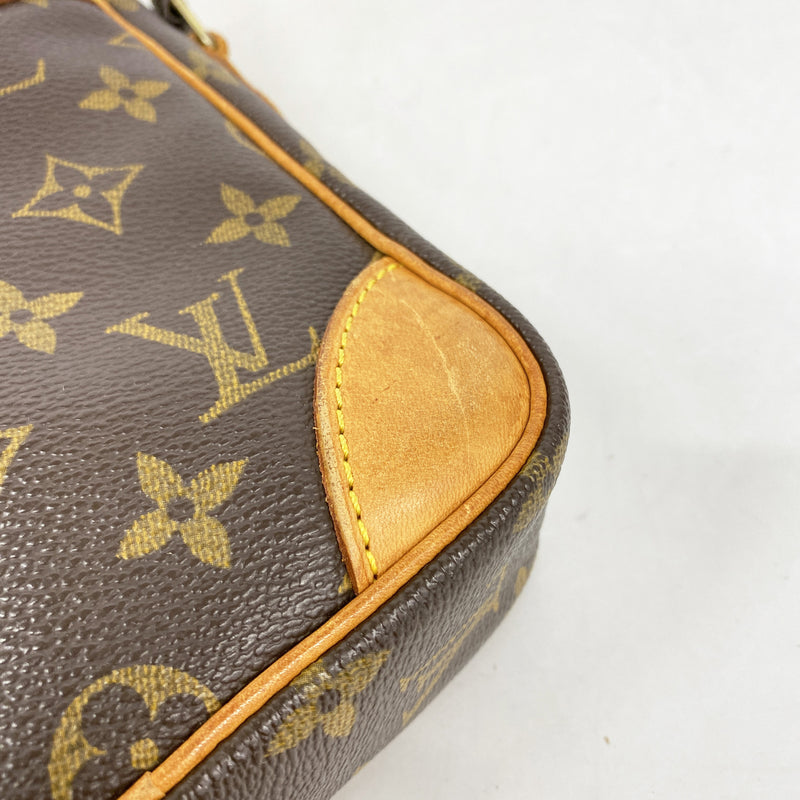 【6hb1287】ルイヴィトン ショルダーバッグ モノグラム ダヌーブ M45266 ブラウン【中古】レディース