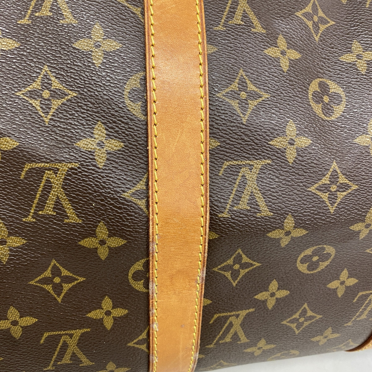 【6hb1294】ルイヴィトン ボストンバッグ モノグラム キーポル50 M41426 ブラウン【中古】メンズ レディース ユニセックス