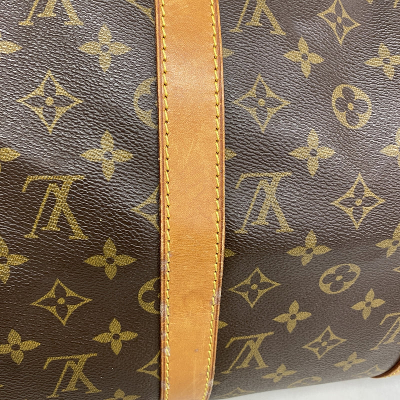 【6hb1294】ルイヴィトン ボストンバッグ モノグラム キーポル50 M41426 ブラウン【中古】メンズ レディース ユニセックス