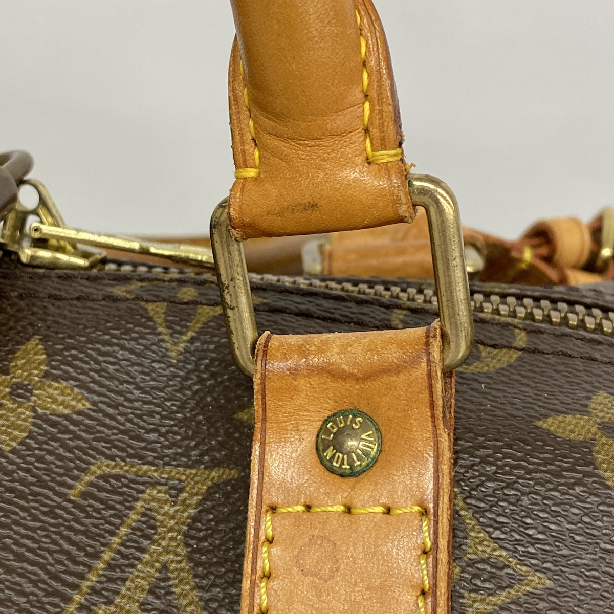 【6hb1294】ルイヴィトン ボストンバッグ モノグラム キーポル50 M41426 ブラウン【中古】メンズ レディース ユニセックス