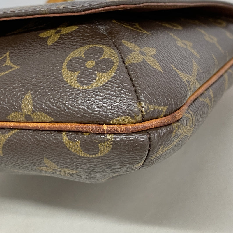【6hb1299】ルイヴィトン ショルダーバッグ モノグラム ミュゼットサルサロングストラップ M51387 ブラウン【中古】レディース