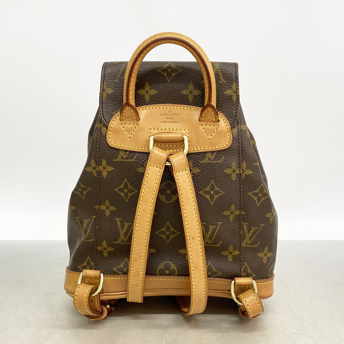 【6hb1309】ルイヴィトン リュック・デイパック モノグラム ミニモンスリ M51137 ブラウン【中古】レディース