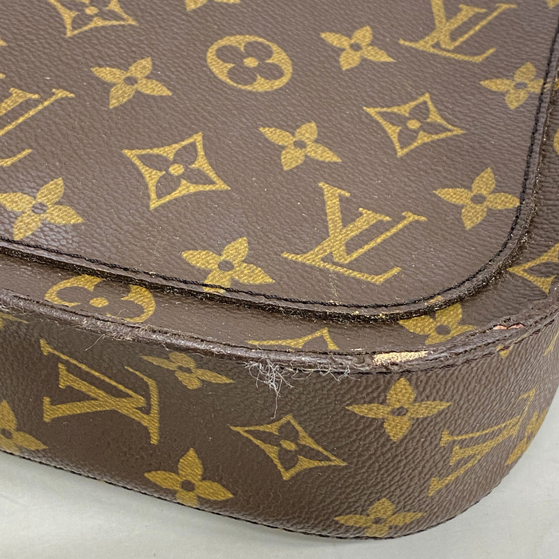 【6hb1310】ルイヴィトン ショルダーバッグ モノグラム サンクルーGM M51242 ブラウン【中古】レディース