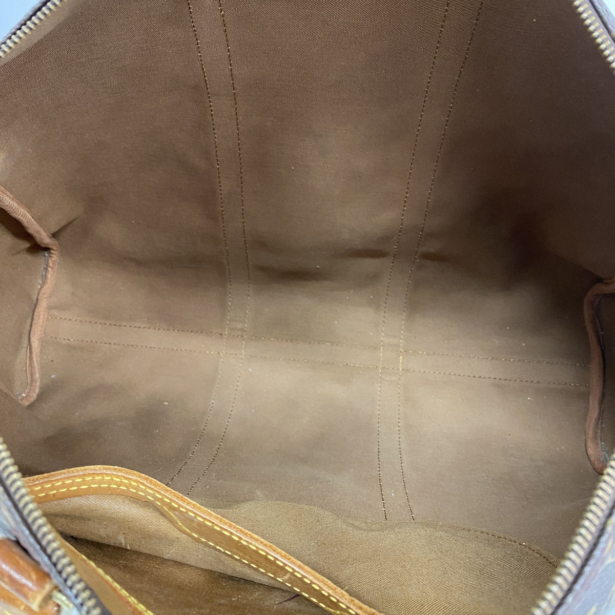 【6hb1314】ルイヴィトン ボストンバッグ モノグラム フラネリー45 M51115 ブラウン【中古】メンズ レディース ユニセックス