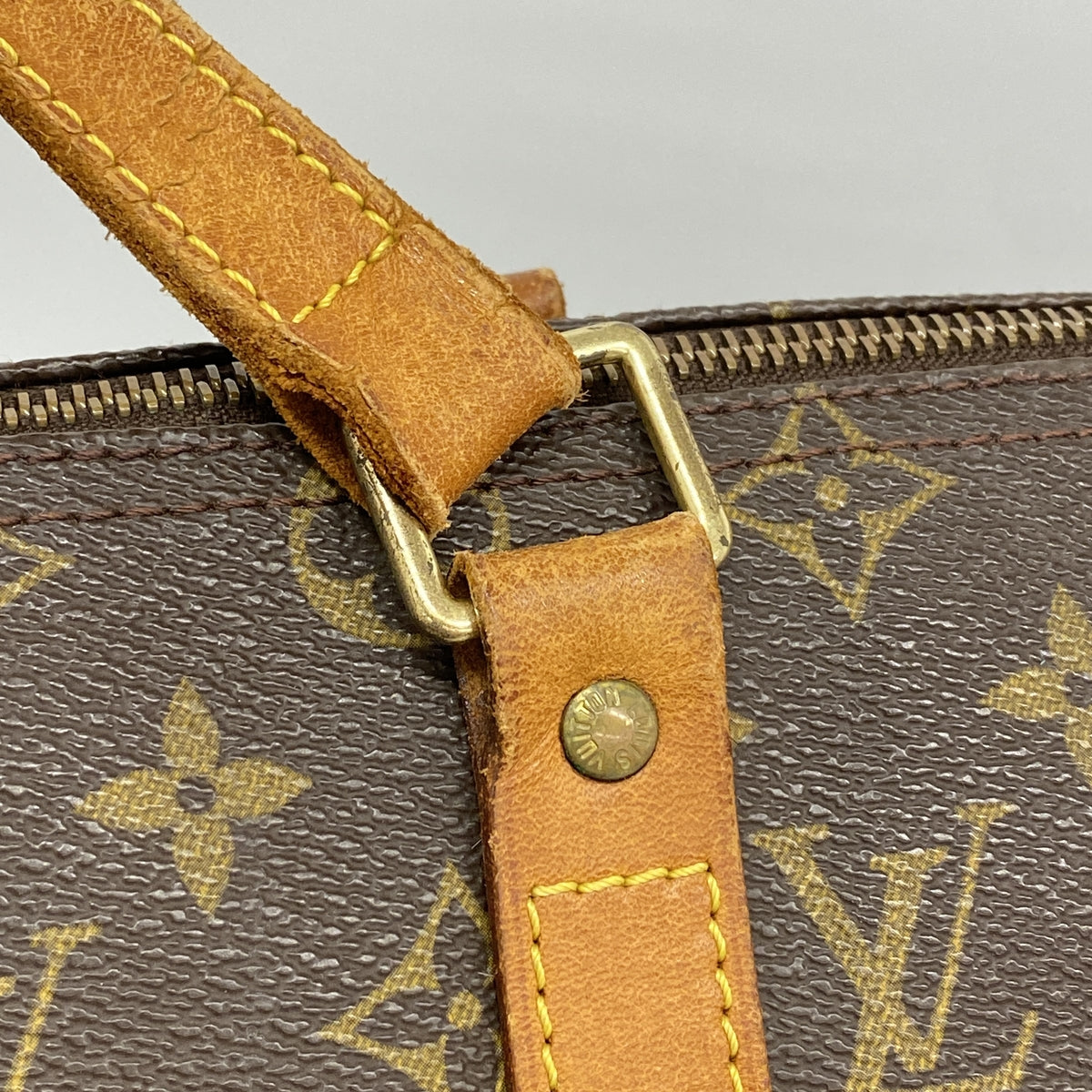 【6hb1314】ルイヴィトン ボストンバッグ モノグラム フラネリー45 M51115 ブラウン【中古】メンズ レディース ユニセックス