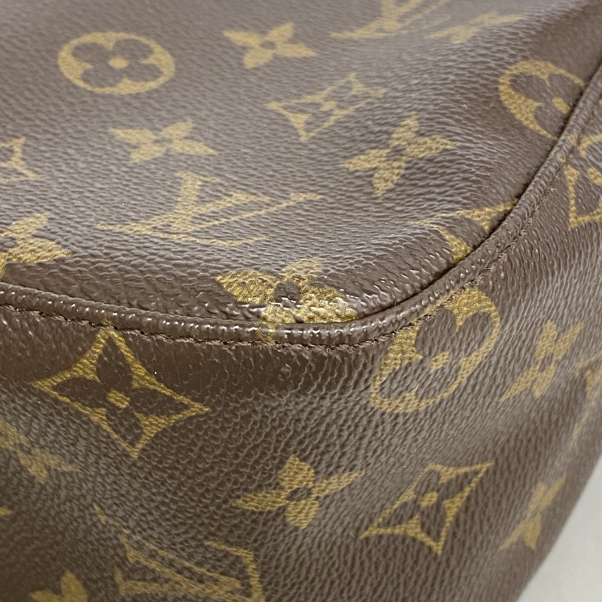 【6hb1324】ルイヴィトン ショルダーバッグ モノグラム ルーピングMM M51146 ブラウン【中古】レディース
