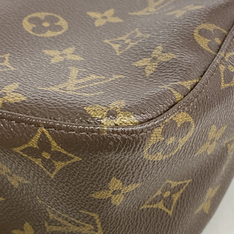 【6hb1324】ルイヴィトン ショルダーバッグ モノグラム ルーピングMM M51146 ブラウン【中古】レディース