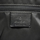 【6hb1340-k】グッチ ショルダーバッグ 001 3770 スウェード ブラック シルバー金具【中古】レディース
