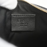 【6hb1342-k】グッチ コインケース マイクログッチシマ 544248 レザー ブラック ゴールド金具【中古】メンズ レディース ユニセックス