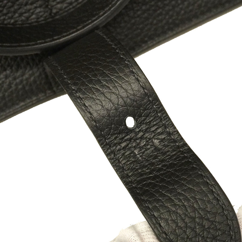 【6hb1346】エルメス ハンドバッグ アルザン31 トリヨンクレマンス ブラック ゴールド金具 U刻印【中古】レディース