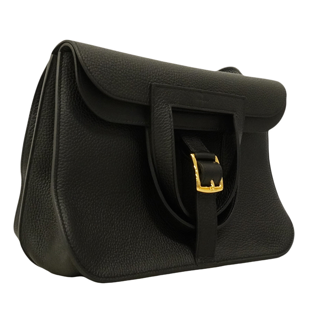 【6hb1346】エルメス ハンドバッグ アルザン31 トリヨンクレマンス ブラック ゴールド金具 U刻印【中古】レディース
