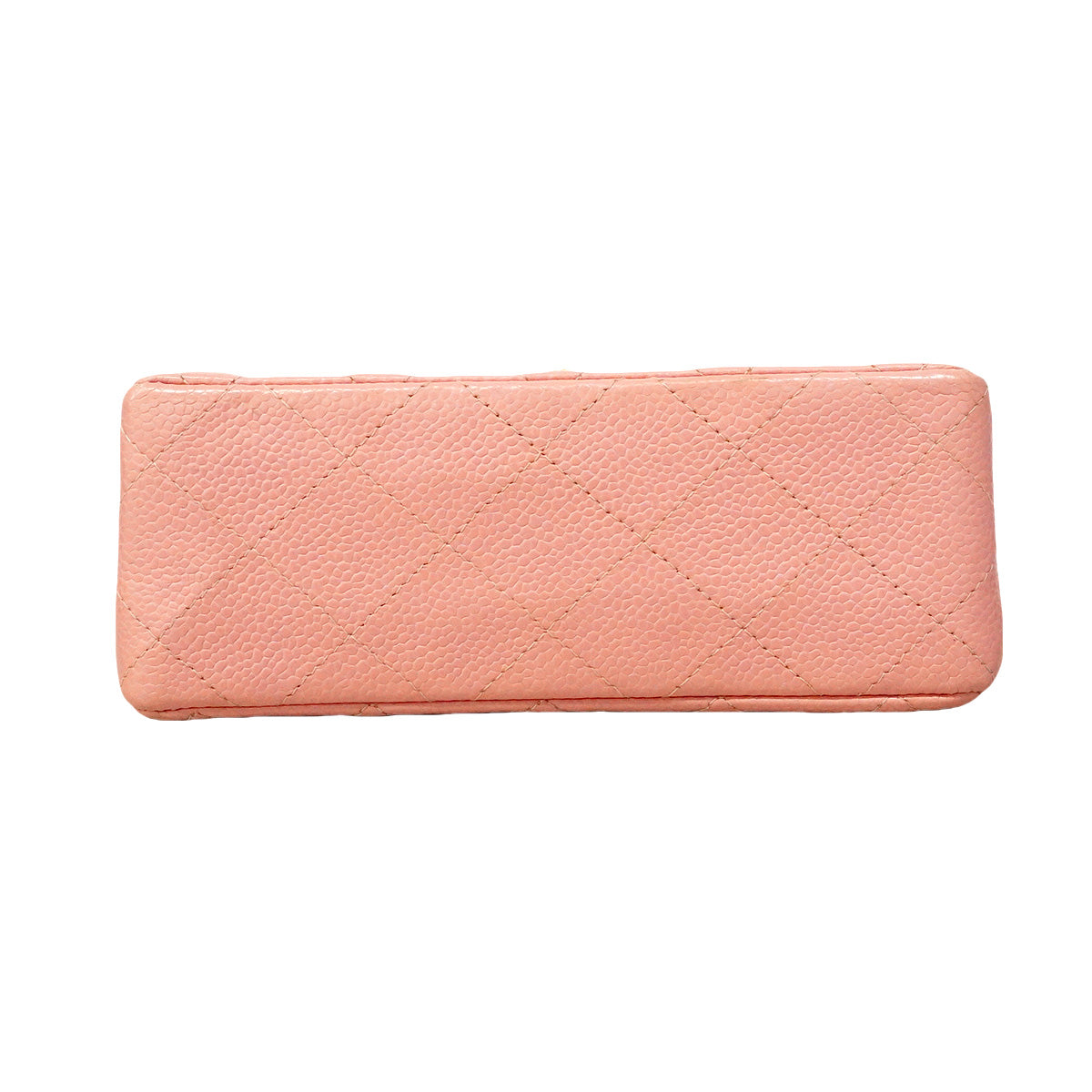 【6hb1358】シャネル ショルダーバッグ ミニマトラッセ チェーンショルダー キャビアスキン ピンク ゴールド金具【中古】レディース