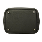 【6hb1361-h】エルメス ハンドバッグ ピコタンロックPM トリヨンクレマンス ブラック シルバー金具 U刻印【中古】レディース