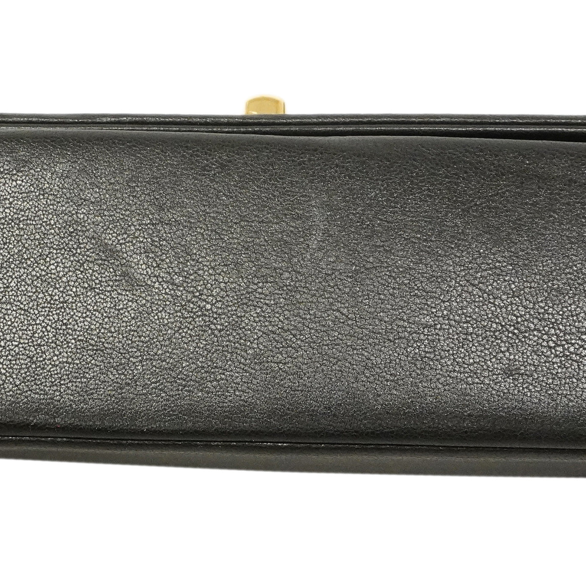 【6hb1366-k】シャネル ショルダーバッグ マドモアゼル Wチェーン レザー ブラック ゴールド金具【中古】レディース