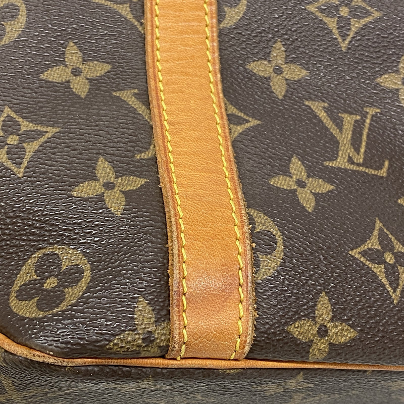 【6hb1368】ルイヴィトン ショルダーバッグ モノグラム サックショッピング M51110 ブラウン【中古】レディース