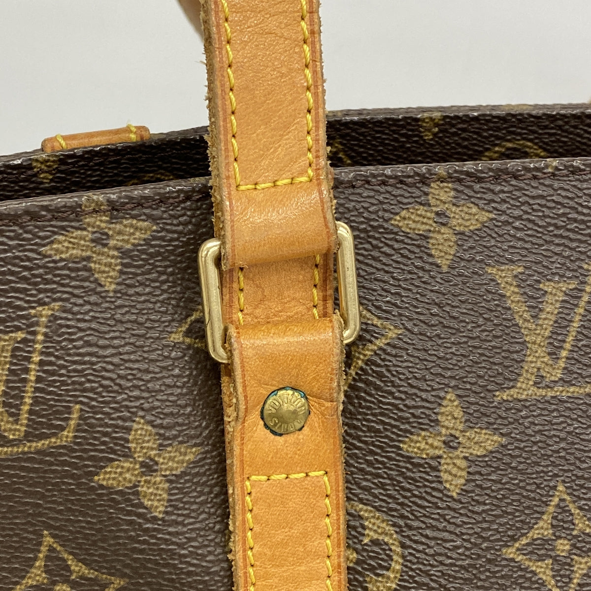 【6hb1368】ルイヴィトン ショルダーバッグ モノグラム サックショッピング M51110 ブラウン【中古】レディース