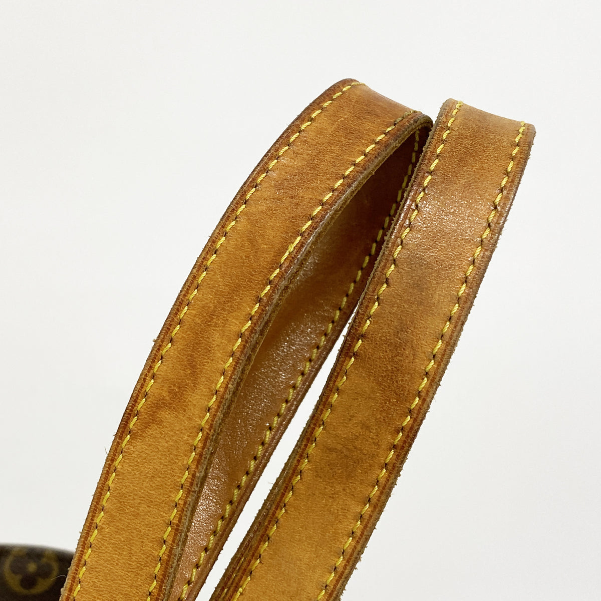 【6hb1368】ルイヴィトン ショルダーバッグ モノグラム サックショッピング M51110 ブラウン【中古】レディース