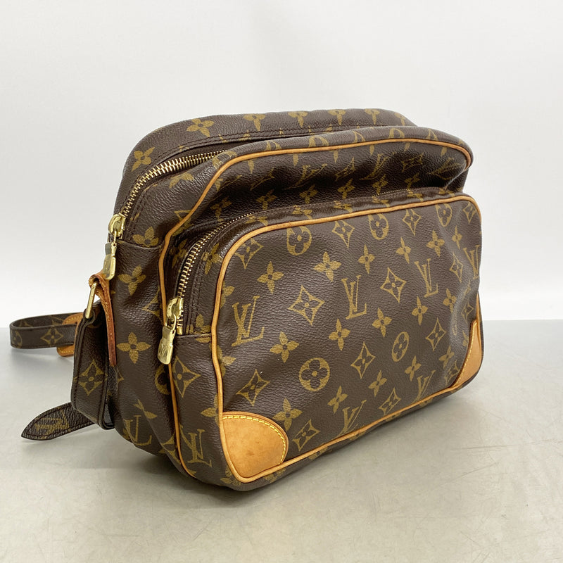 【6hb1369】ルイヴィトン ショルダーバッグ モノグラム ナイル M45244 ブラウン【中古】レディース