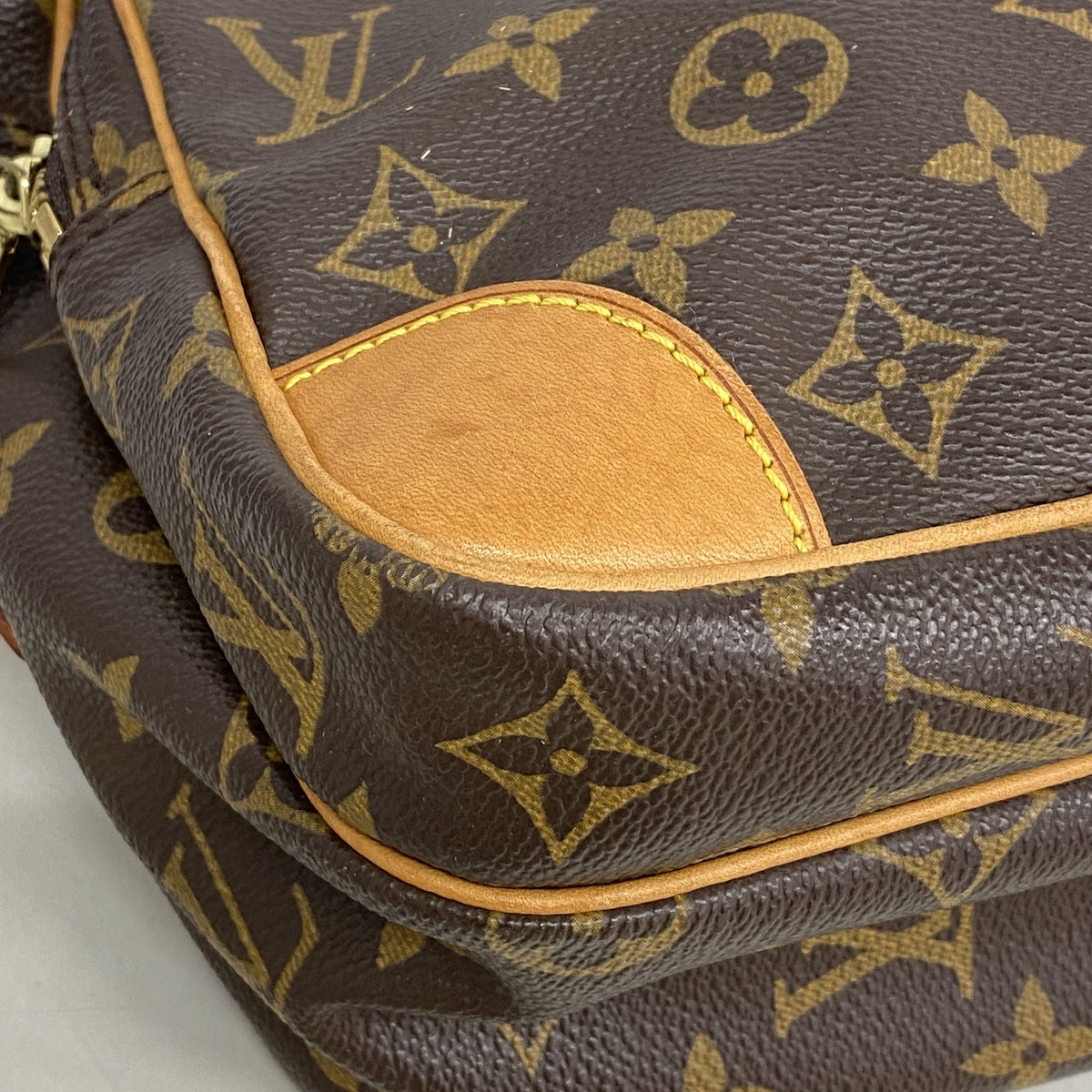 【6hb1369】ルイヴィトン ショルダーバッグ モノグラム ナイル M45244 ブラウン【中古】レディース