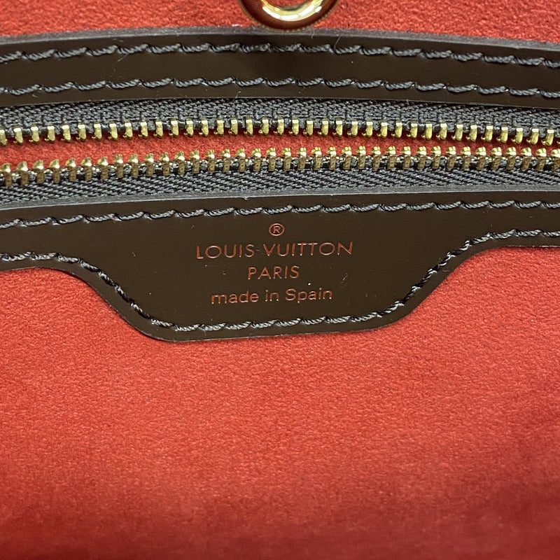 【6hb1372】ルイヴィトン トートバッグ ダミエ ハムステッドPM N51205 エベヌ【中古】レディース