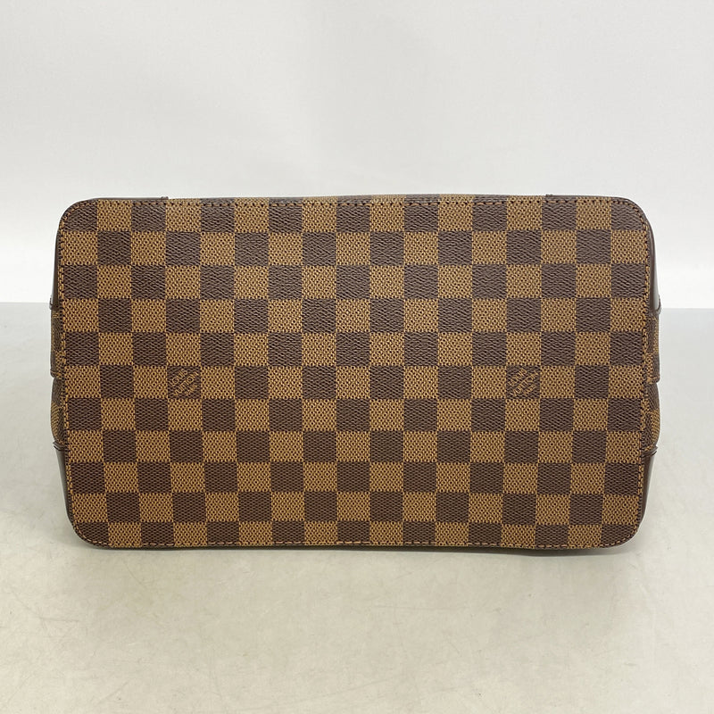 【6hb1372】ルイヴィトン トートバッグ ダミエ ハムステッドPM N51205 エベヌ【中古】レディース