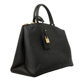 【6hb1373】ルイヴィトン ハンドバッグ モノグラム・アンプラント グランパレMM M45811 ブラック 2wayバッグ【中古】レディース