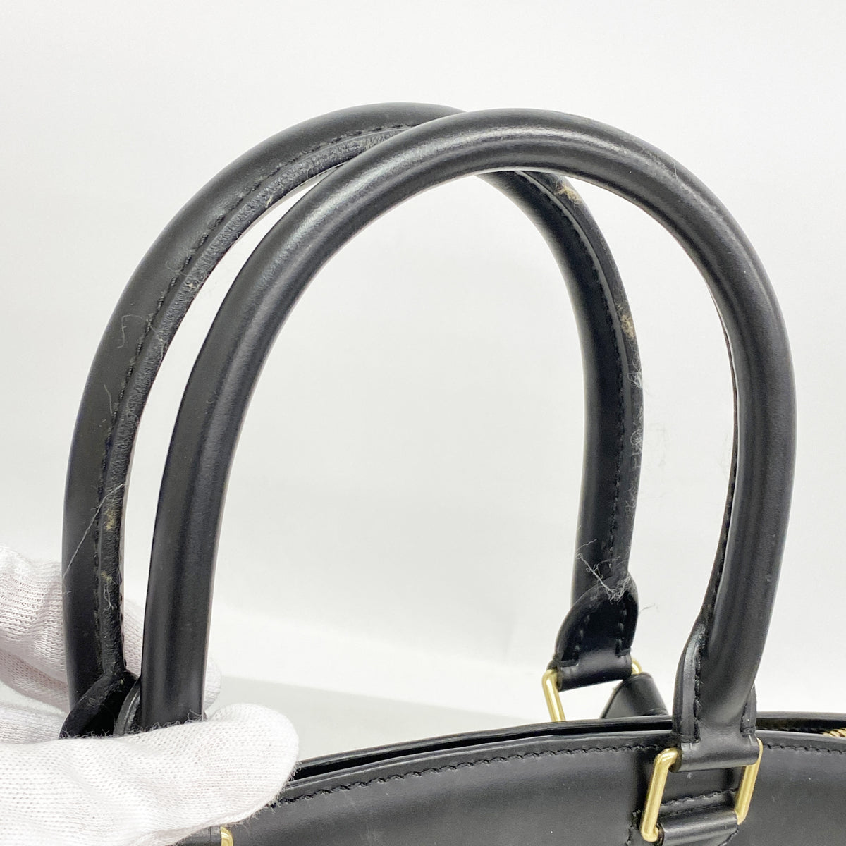 【6hb1376-k】ルイヴィトン ハンドバッグ エピ リヴィエラ M48182 ノワール【中古】レディース