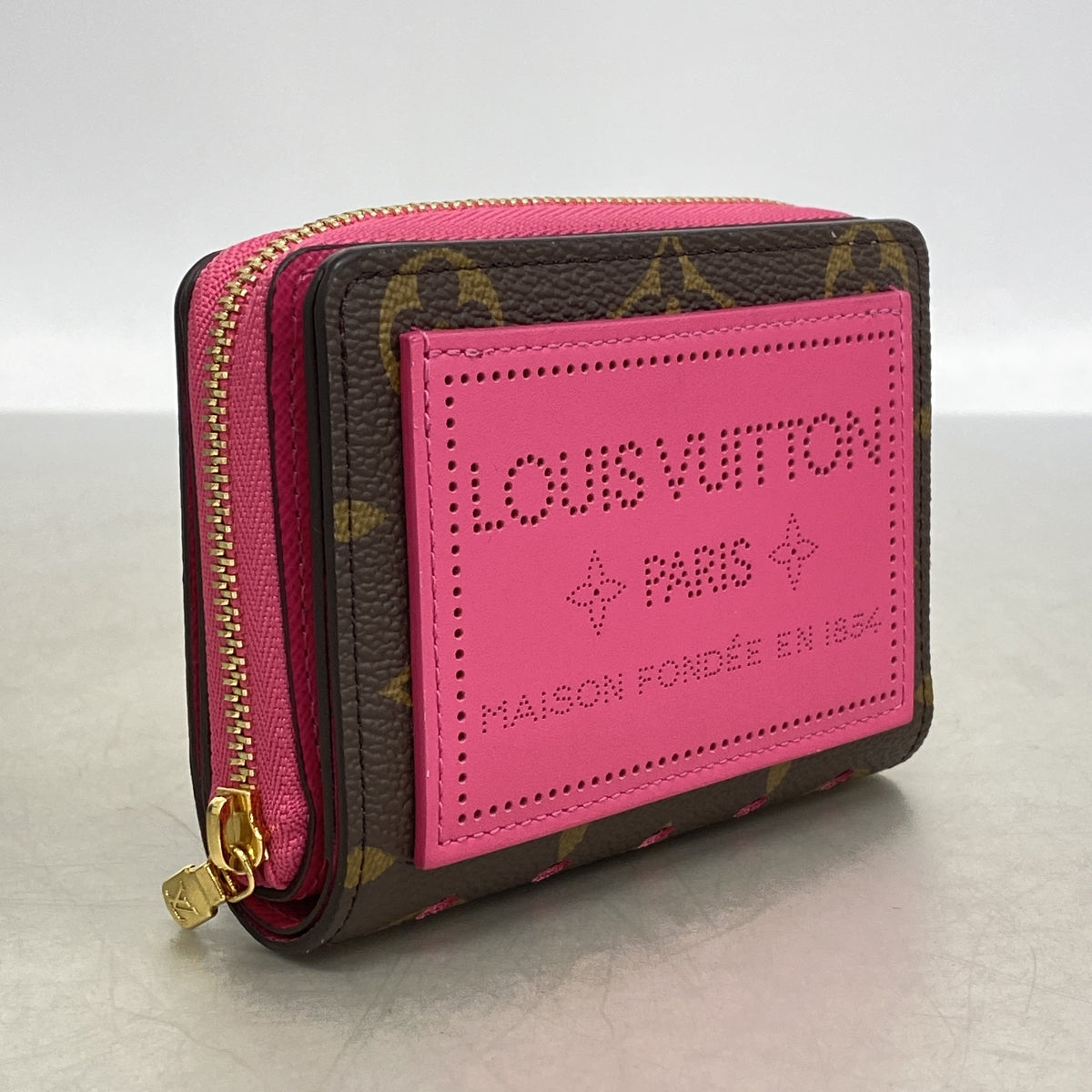 【6hb1381-k】ルイヴィトン 財布 モノグラム・ペルフォ ポルトフォイユルー M29357 ポップクラッシュ【中古】レディース