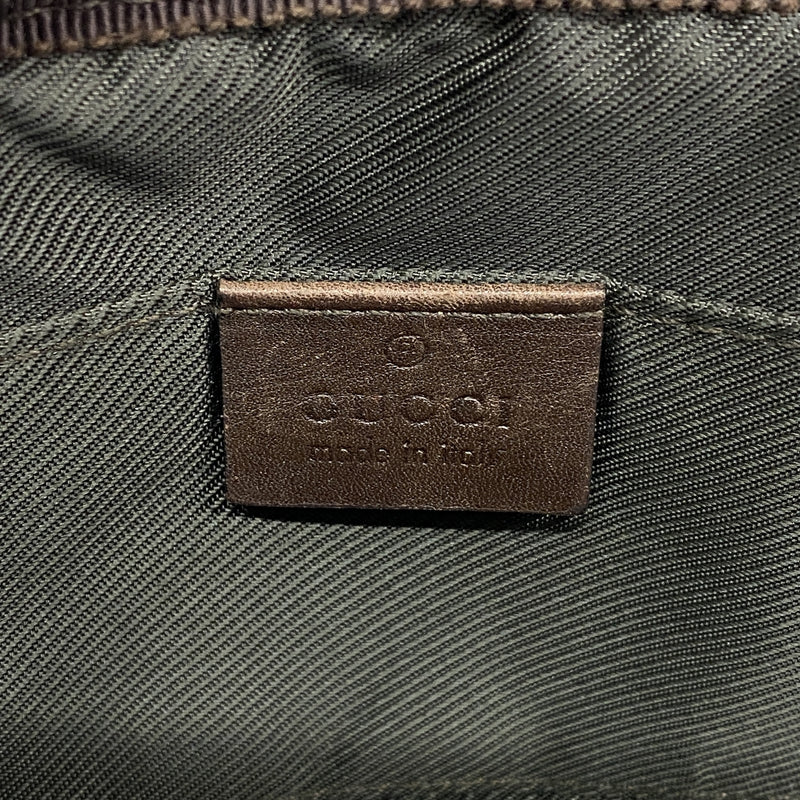 【6hb1393-k】グッチ ショルダーバッグ 101680 デニム ブラウン シルバー金具【中古】レディース