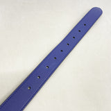 【6hb1395-k】グッチ ウエストバッグ 476434 スウェード ブルー ゴールド金具【中古】レディース