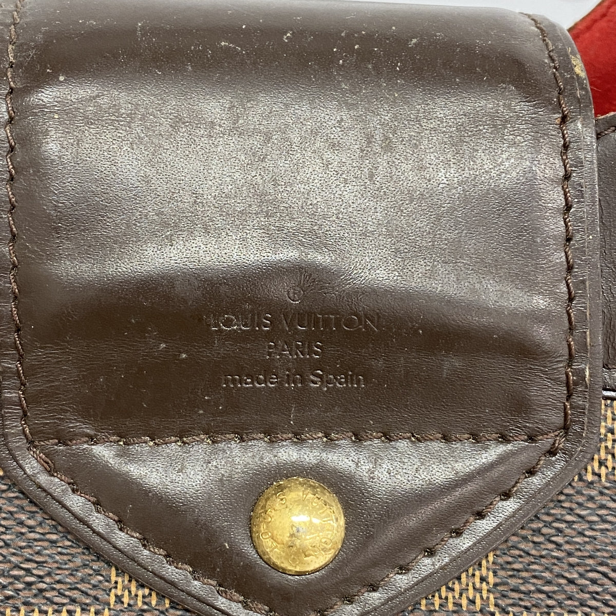 【6hb1396-k】ルイヴィトン トートバッグ ダミエ システィナGM N41540 エベヌ【中古】レディース