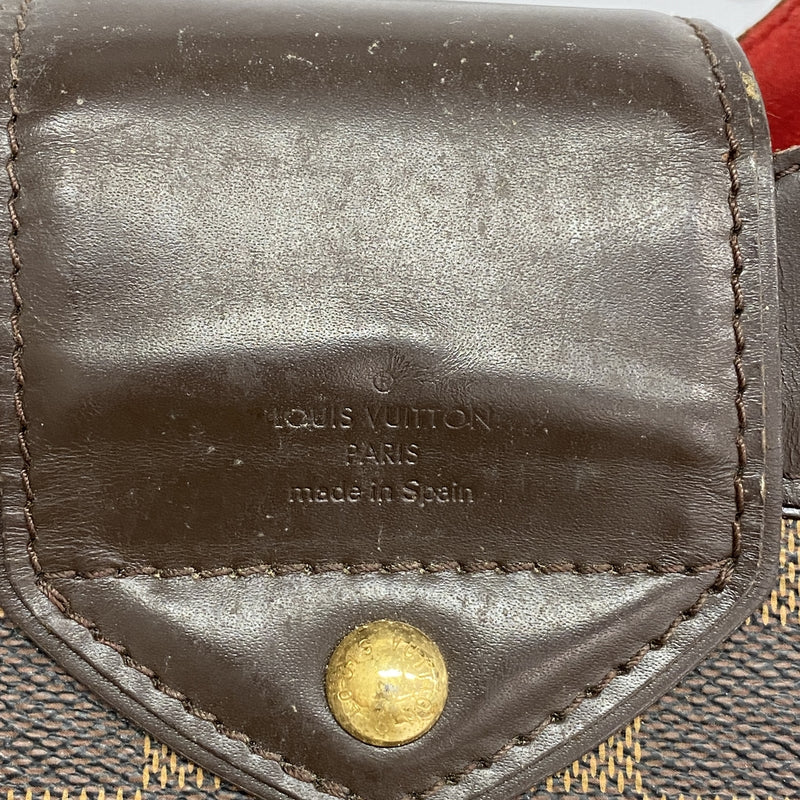 【6hb1396-k】ルイヴィトン トートバッグ ダミエ システィナGM N41540 エベヌ【中古】レディース