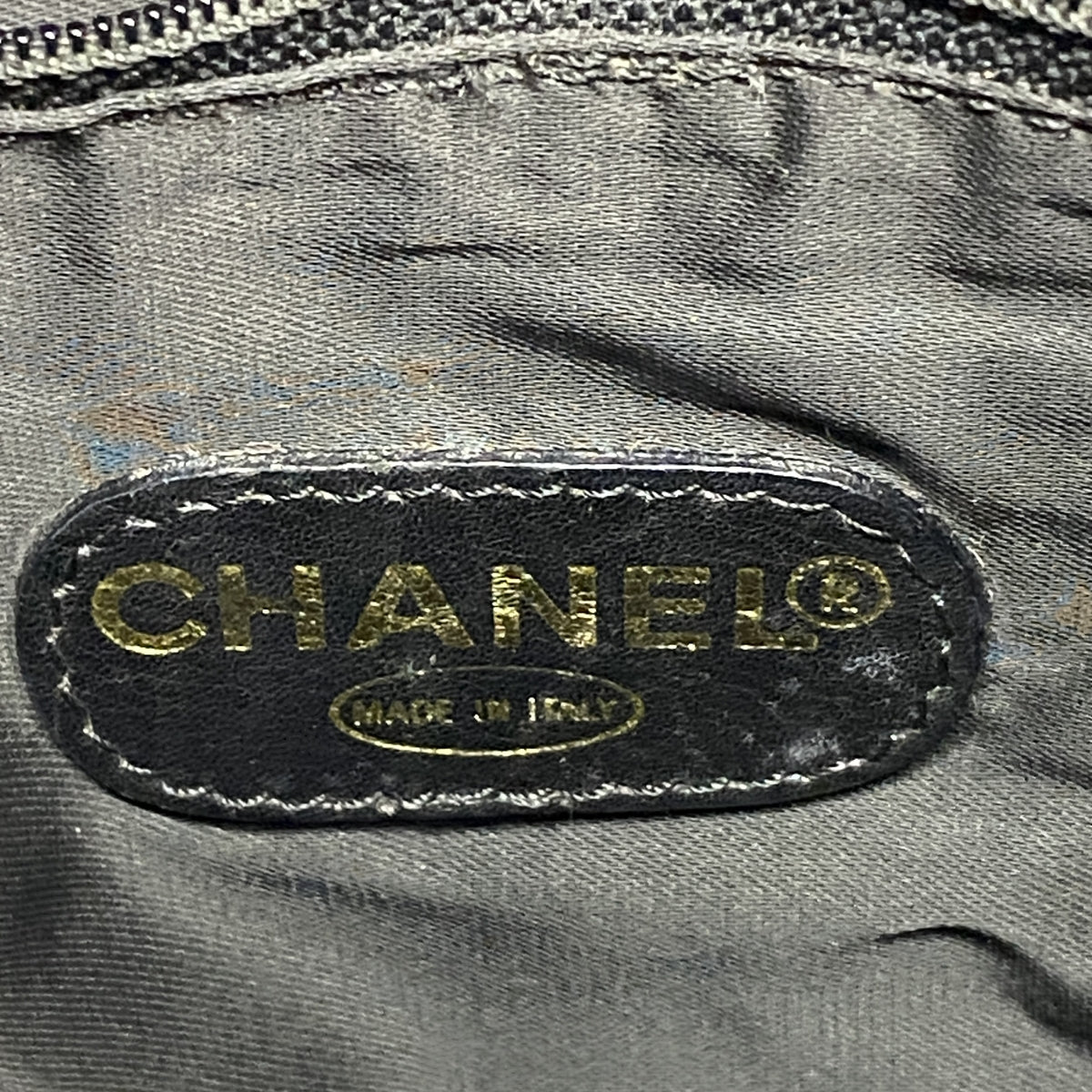 【6hb1418-k】シャネル トートバッグ キャビアスキン ブラック ゴールド金具【中古】レディース