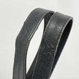 【6hb1418-k】シャネル トートバッグ キャビアスキン ブラック ゴールド金具【中古】レディース