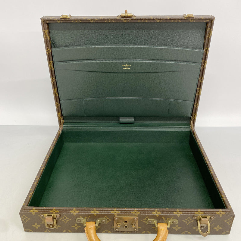 【6hb1419-k】ルイヴィトン アタッシュケース モノグラム ディプロマット M53022 ブラウン【中古】メンズ レディース ユニセックス