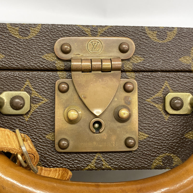 【6hb1419-k】ルイヴィトン アタッシュケース モノグラム ディプロマット M53022 ブラウン【中古】メンズ レディース ユニセックス