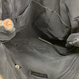 【6hb1428-k】シャネル チェーントート クルーズライン キャンバス ネイビー シルバー金具【中古】レディース