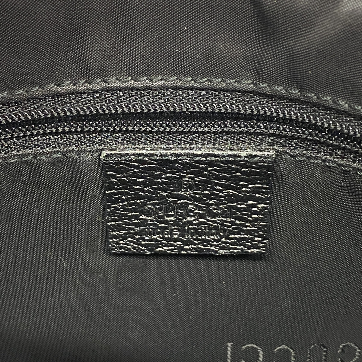 【6hb1430-k】グッチ ハンドバッグ ジャッキー 001 3735 ナイロンキャンバス ブラック シルバー金具【中古】レディース