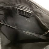 【6hb1430-k】グッチ ハンドバッグ ジャッキー 001 3735 ナイロンキャンバス ブラック シルバー金具【中古】レディース