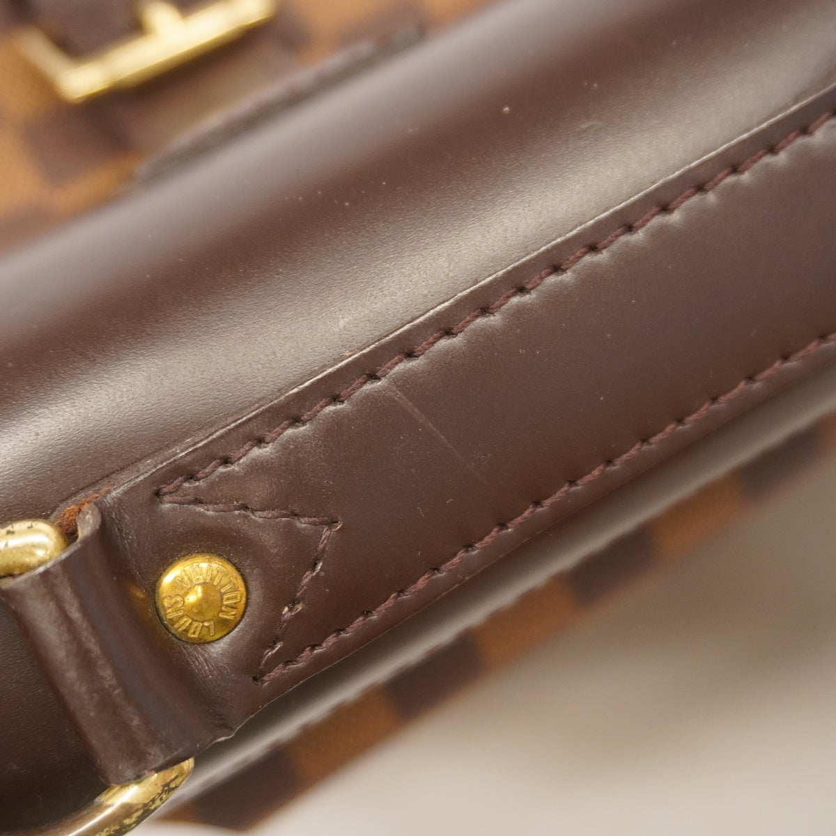 【6hb1441-k】ルイヴィトン ビジネスバッグ ダミエ ウエストエンドPM N41130 エベヌ 2wayバック【中古】メンズ