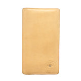 【6hb1459-k】シャネル 長財布 カメリア レザー ベージュ シルバー金具【中古】レディース