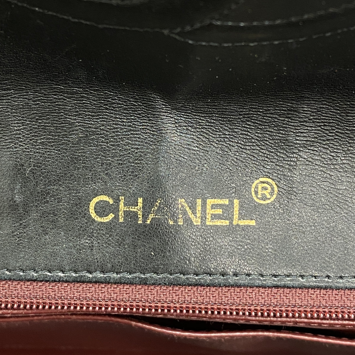 【6hb1467】シャネル ショルダーバッグ ダイアナ チェーンショルダー ラムスキン ブラック ゴールド金具【中古】レディース